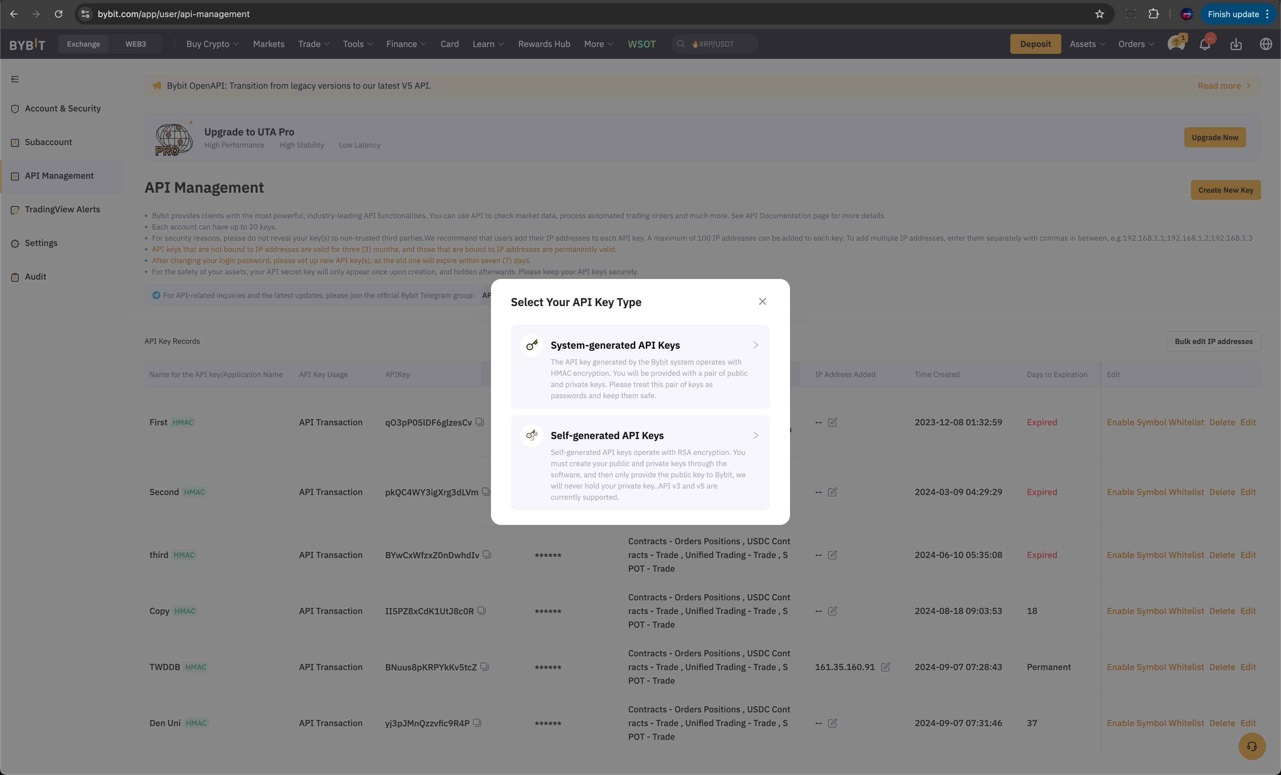 Bybit API Key 2